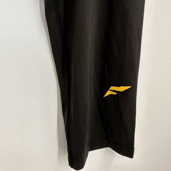 Flag Nor Fail Black Men's Compression Pants - Picture 4 of 6
